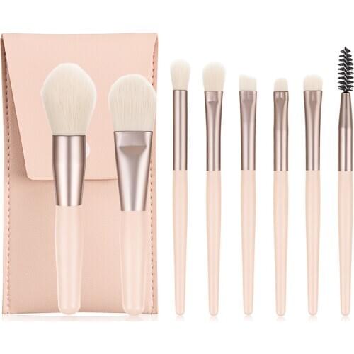 8pcs/set Makeup Brushes Cosmetics Tools Women Gift Including pack Eye Shadow Foundation Powder Eyeliner Eyelash Brushes