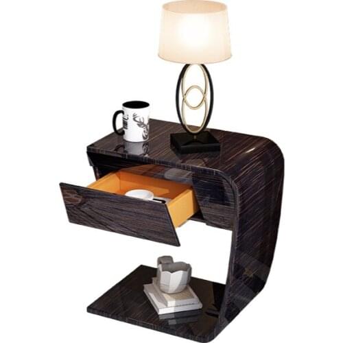 Small side table ebony paint surface living room personality creative bedroom side a few visitors small coffee table