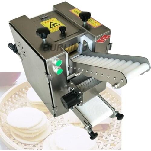 Wonton Pi Making Machine Automatic Gyoza Skin Commercial Home Dumpling Wrapper Maker Round Moulding Machine Ravioli Square Skin