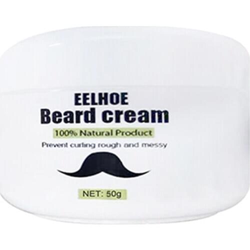 Mens Beard Care Cream Moisturizing Smoothing Soften Moustache Prevent Curling Balm 10g/20g/30g/50g