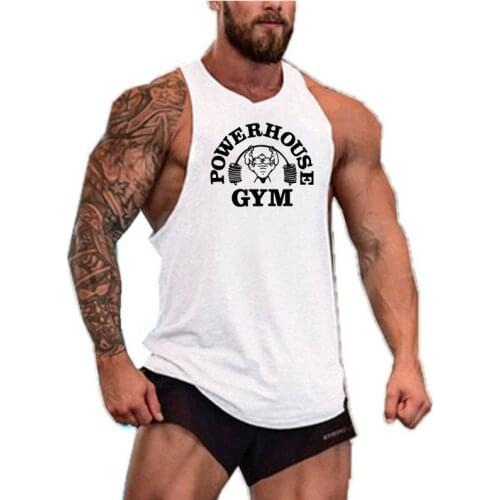 Muscle guys Bodybuilding undershirt Mens muscle shirt gym Tank Tops stringer Mens Vest fitness Mens Clothing New tank top