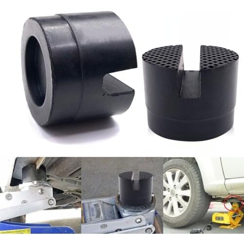 Floor Slotted Car Rubber Jack Pad Frame Protector Adapter Jacking Disk Pad Tool for Pinch Weld Side Lifting Disk new