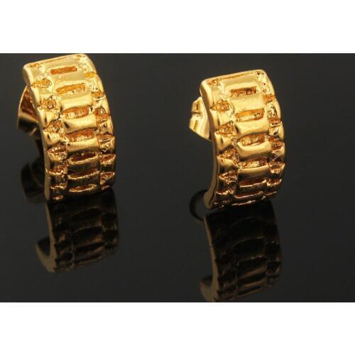 New Trendy . Gold Filled Hoop Earrings For Women Earings Fashion Jewelry Free Shipping