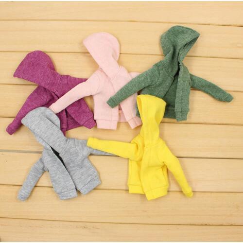 Blyth 1/6 Doll Clothes Hoodie coat different colors ICY Licca Free Joint body free Shipping