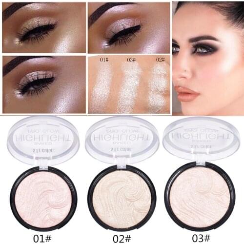 Makeup Shimmer Highlighter Face Brighten 2021 New Glitter Palette Face Brighten Contouring Highlighter Powder Palette