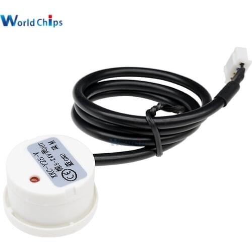 Water Liquid Level Switch Contactless Detector Outer Adhering Type Level Sensor NPN PNP Rs485 Interface Power Adapter DC 5-24V