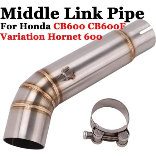 Slip On For Suzuki GSX-R600 750 GSXR750 600 GSX750R 11-16L1-L6 Motorcycle Exhaust Escape Middle Mid Connection Link Pipe Muffler