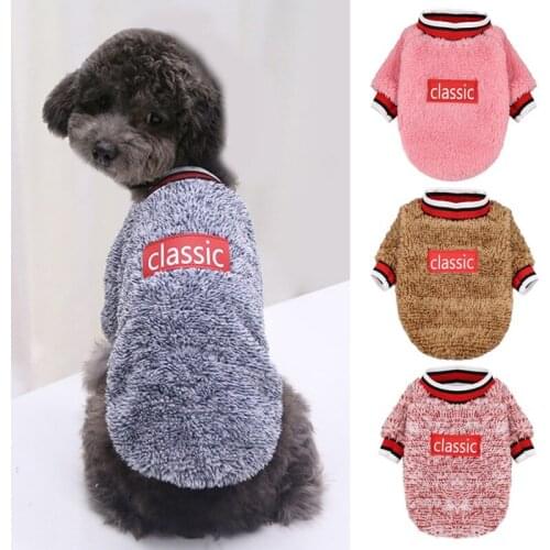 Warm Dog Clothes Puppy Jacket Coat Cat Clothes Thicker Dog Sweater Winter Dog Coat Clothing For Small Dogs Chihuahua