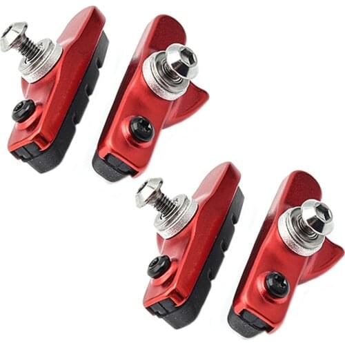 Bicycle V-brake Brake Pads Wear-resistant Replaceable Drawer Type Aluminum/carbon Fiber Rim C-clamp Rubber Brake Block