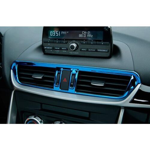 1pc For Mazda CX-4 central control Air conditioner Air outlet Decorative frame