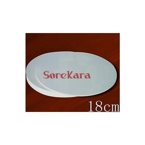 100pcs Quantitative Filter Paper 18cm Low Speed Lab Filtration Chemistry Use