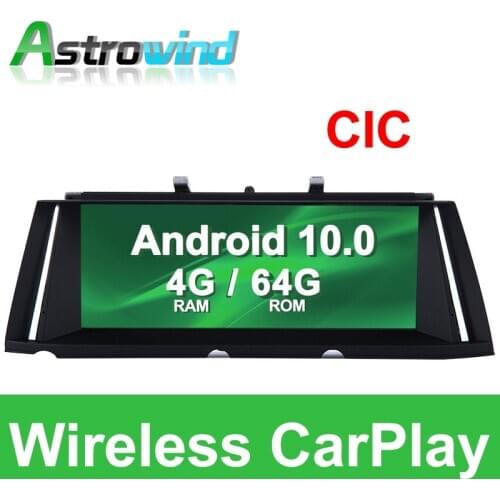 10.25 inch 64G ROM 8 Core Android 10.0 Car Radio GPS Navigation System Stereo Audio for BMW 7 Series F01 F02 (2009-2012) CIC