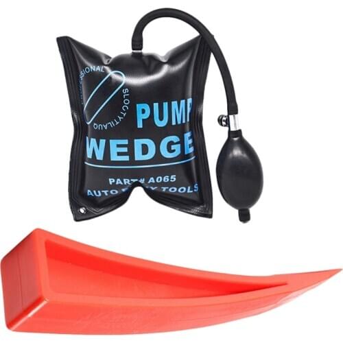Car Air Pump Wedge Inflatable Hand Pump Car Door Window Shim Entry Open Tool Kit
