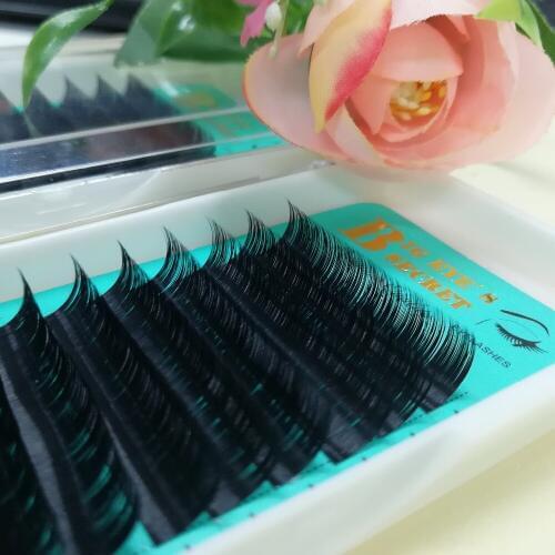 Big eyes secret Hot selling Individual lashes 0.10/0.07 Silk individual eyelash extension,Camellia volume lash extension