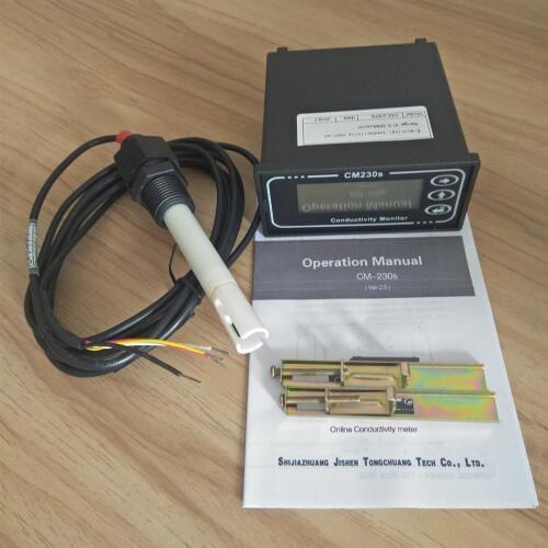 CM-230 Conductivity Monitor Tester Meter Digital Electric Conductivity Rate Detector Instrument 0-2000us/cm Error 2% Continuous
