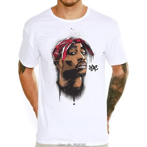 Tupac 2pac Printed T-shirt Hot Sale Hip Hop Style Streetwear Tee Shirts Hipster Casual Tops Harajuku Streetwear