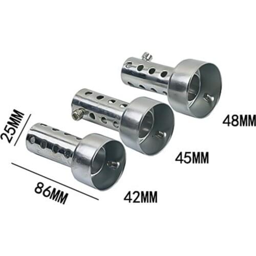 Fit 42mm/45mm/48mm Motorcycle Can DB Killer Silencer Noise Sound Eliminator Exhaust Adjustable Muffler Silencer