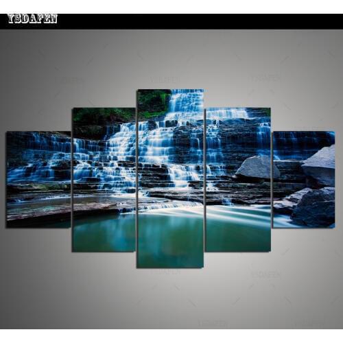 HD print olieverf Film modulaire foto Scenery poster kind room decor woondecoratie 5 stks canvas art z530