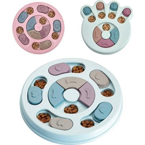 Dog Slow Feeder Puzzle Toys Interactive Increase Puppy IQ Food Dispenser Slowly Eating NonSlip Bowl Pet Cat Dogs Training Game