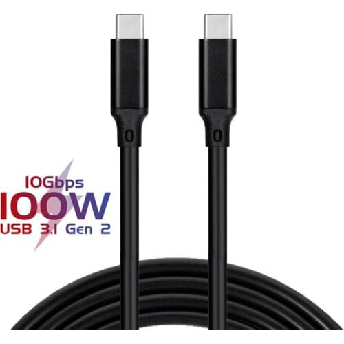 5A Type C Cable USB C to USB C 3.1 Gen2 5A PD 100W 10Gbps 4K60Hz Thunderbolt3 for Macbook Pro Nintendo Switch s9 huawei p20
