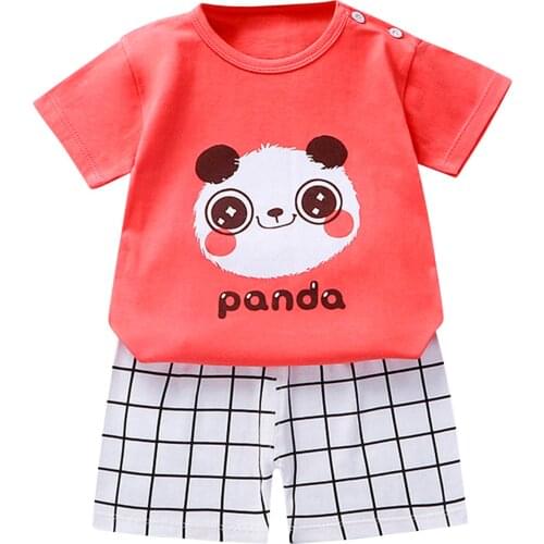 Baby Boys Clothes Sets Children Clothing Summer Short Sleeve Tracksuit for Boys Sport Suits Animal Costume for Kids Clothes
