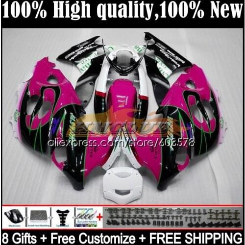 Body For SUZUKI KATANA GSXF 750 600 GSX600F 2CL.69 GSXF750 98 99 00 01 02 GSXF600 1998 1999 2000 2001 2002 Fairing Rose black