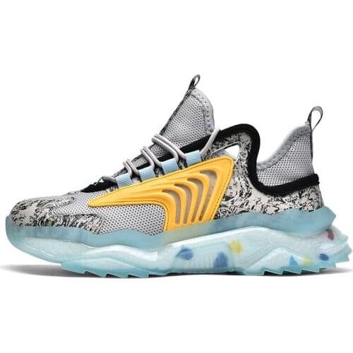 Luxury Men Shoes Sneakers Summer High Quality Platform Sneaker Man Mesh Running Fashion Big Size High Top Tennis Sports Shoes