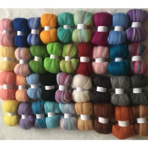 Merino wool fibre roving for needle feling kit doll wool crafa 360g