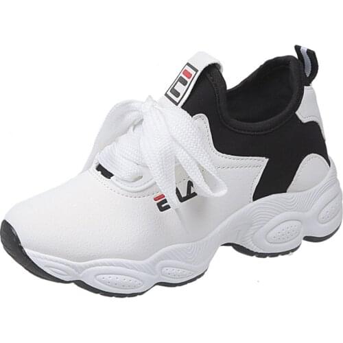 2021 Spring New Breathable Sports Shoes Female Harajuku Style Fashion Running Shoes Wild Net Red Trend Old Casual Shoes