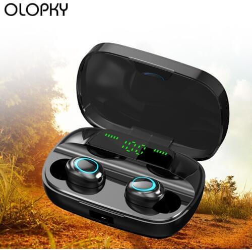 Bluetooth 5.0 Wireless Earphone With Mic Sport Earbud Waterproof Bluetooth Headset HIFI Stereo Noise Cancelling HD Call Earphone