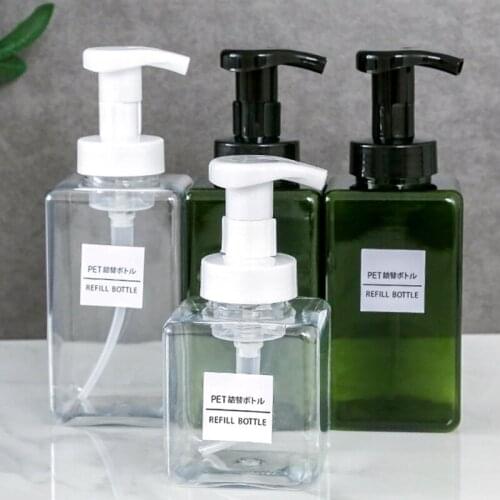 Mousse Foaming Bottle Shampoo Moisture Bottle Foam Hand Sanitizer Bottle Push-type Facial Cleanser Foamer Foamer
