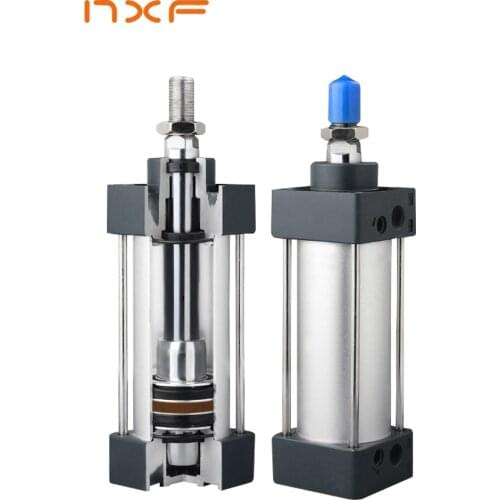 Pneumatic Cylinder SC Standard Air Cylinder 32/40/50/63/80mm Bore 25/50/75/100/125/150/175/200/250mm Stroke Pneumatic Cylinder