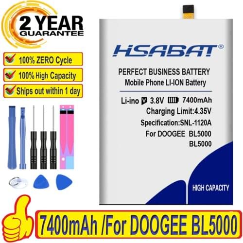 Top Brand 100% New 6900mAh Battery for Doogee BL5000 Batteries + free gfit