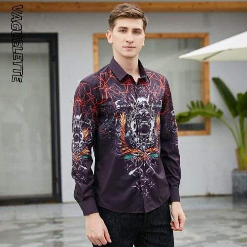 VAGUELETTE Men's Dress Shirts