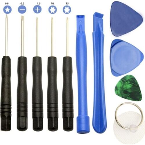 11 In 1 Mobile Phone Repair Tools Kit Spudger Pry Opening Tool Screwdriver Set for iPhone iPad Samsung Cell Phone Hand Tools Set