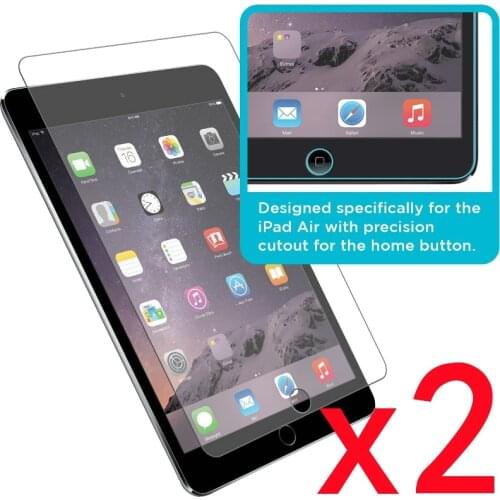 2Pcs Tablet Tempered Glass Screen Protector Cover for Apple Ipad 2/Ipad 3/Ipad 4 Anti-Scratch Full Coverage Protective Film