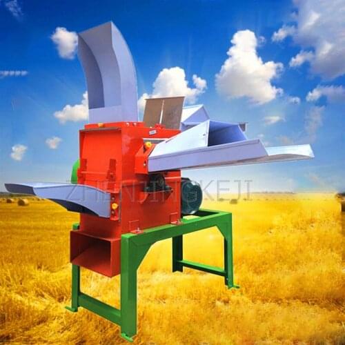 220V/380V Straw Smash Machine Multifunction Corn Smash Cut Up With A Hay Cutter Purpose Farm Feed Process Equipment Copper Motor