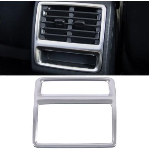 Car Accessories for VW Volkswagen Golf 8 MK8 2020 2021 Stainless Steel Interior Rear Air Vent Outlet Cover Trim 1 Piece