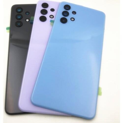 10Pcs/Lot For Samsung Galaxy A32 A325 A52 A525 A72 A725 4G Versions Back Battery Cover Rear Door Housing Panel With Camera Lens