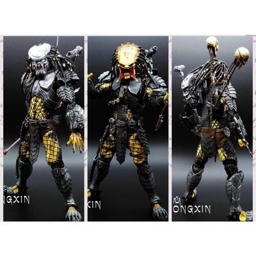 NECA AVP Aliens vs. Predator Series Young Blood / Elder Predator Serpent Hunter Action Figure Toy 18cm