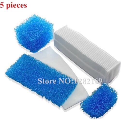 5 pieces Twin/Genius Kit HEPA Filter for Thomas 787203 Vacuum Cleaner Parts Twin Aquafilter Genius Aquafilter Filters