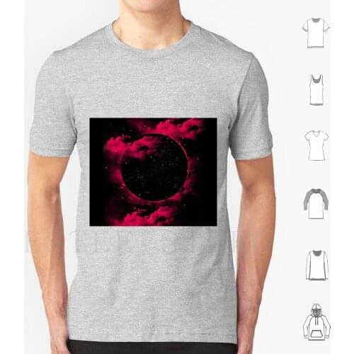 Black Hole-T Shirt Cotton Men DIY Print Universe Stars Cosmos Space Sky Fashion
