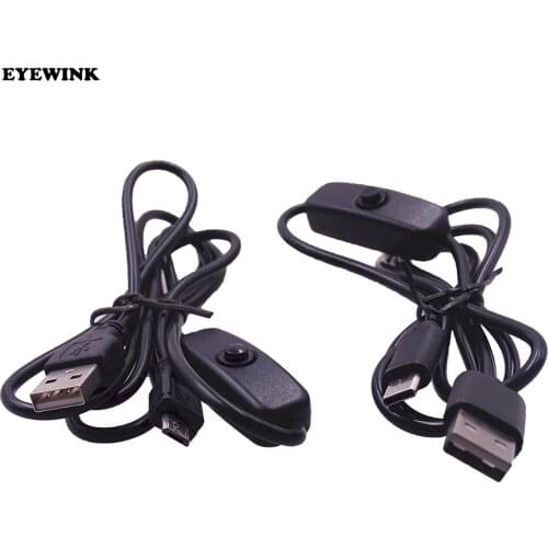 New Raspberry pi 4 Raspberry pi 3B+ power switch line type-c interface 5V 3AUSB power supply line