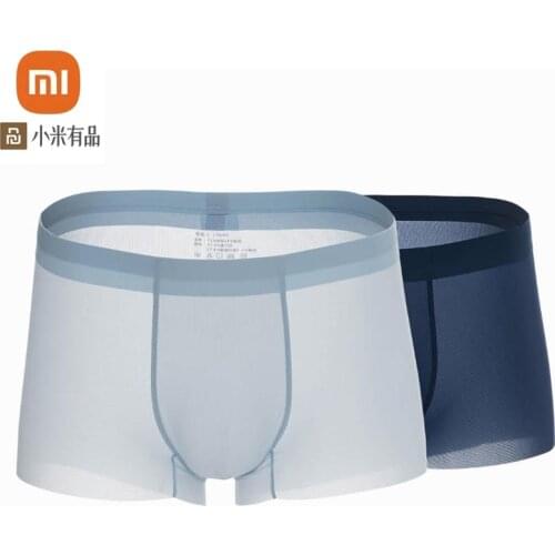 Two pieces of copper fiber ice silk seamless antibacterial boxer mens underwear instant me for xiaomi youpin