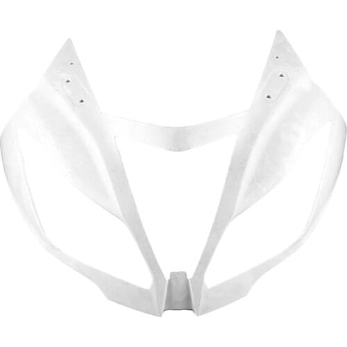 Unpainted Upper Front Cover Cowl Nose Fairing Kits for Kawasaki Ninja ZX6R 2012 2013 ABS Plastic, Motorcycle Body Kit Parts