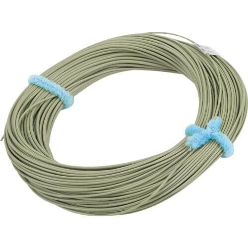 30M Nylon Weight Forward Floating Fly Fishing Line WF 4/5/6/7/8 For Stream River Lake (WF-8F)