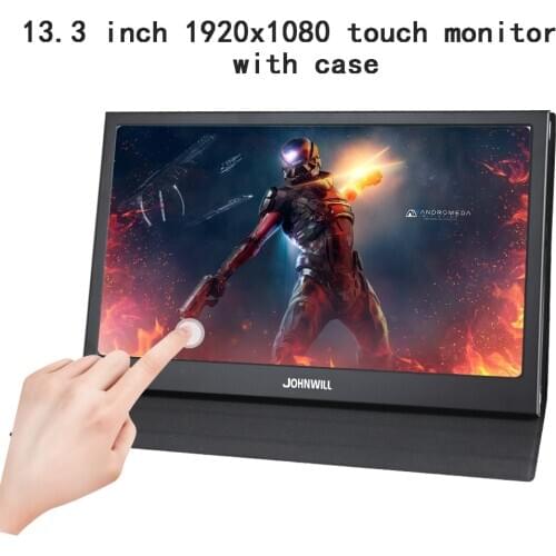 13.3 inch 2K portable touch screen computer monitor pc hdmi ips lcd 15.6 inch gaming display for Raspberry Pi PS3 PS4 Xbo X360