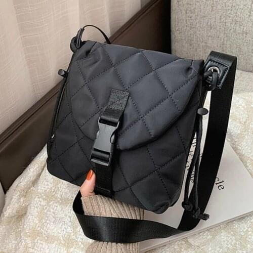 Leisure Linge Oxford Cloth Crossbody Bags for Women 2021 Winter Luxury Bag Womens Trendy One-shoulder Sloping Bag
