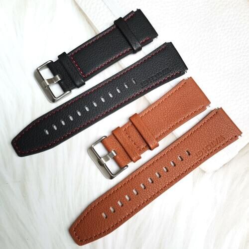 Genuine Leather Watchbands 22mm For Huawei Watch GT 2 Pro GT 2e Strap Honor Watch Magic 2 For Samsung Galaxy Watch 3 Gear s3