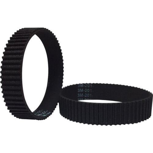 HTD 3M Timing Belts 246/249/252/255/258/261/270/276/282/285/288mm Length 6/10/15mm Width Round Rubber Material Drive Belts